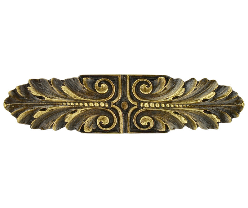 Classic Bar / Handle Pull, Antique Brass