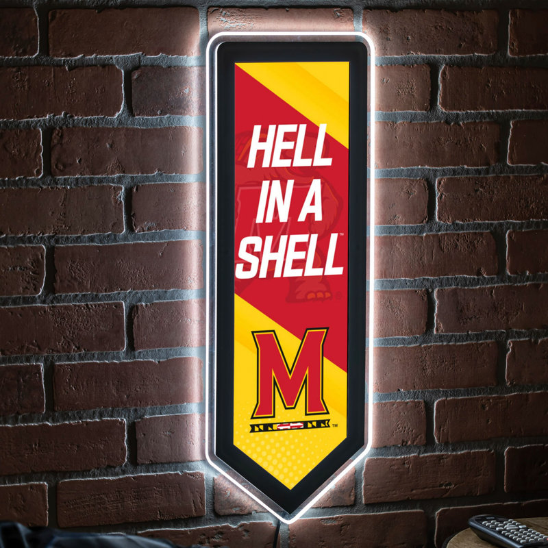 Enseigne murale NCAA Team Pennant, Université du Maryland