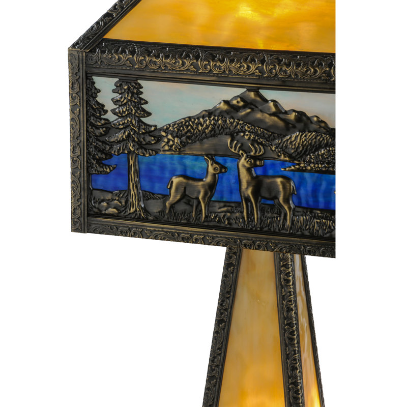Rustic Lodge Table Lamp