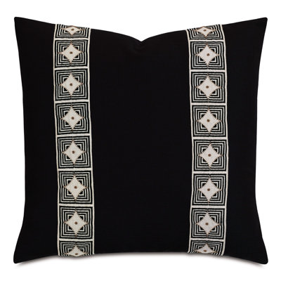 Cadenza Appliqued Reversible Throw Pillow
