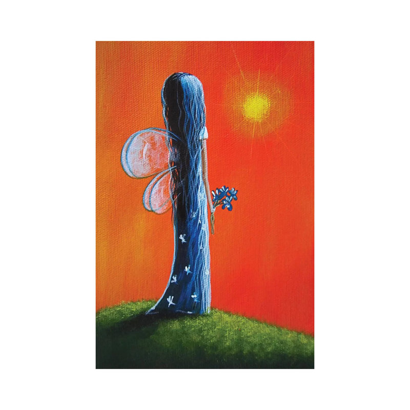 Summer Fairy - Print on Canvas, Wrapped Canvas, 30.48 cm H x 45.72 cm W