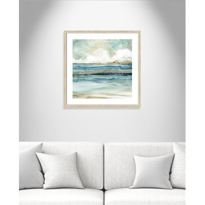Azzedine «Soft Surf II», reproduction de peinture à l'aquarelle encadrée