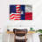 Borges US And Texas Flag-107719289
