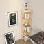 Warne 138 cm H x 31 cm W Corner Bookcase