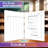 Scribbledo Dry Erase Division White Board 9x12inch Small Division Chart Durable Portable Double Sided