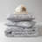 Modern Twin XL Bedding Sets, Polyester Comforter Sheet Set, Grey