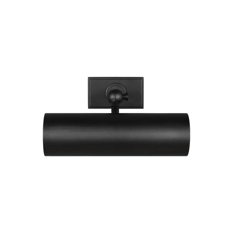 Kenyon Dimmable Wall Mounted Picture Light, Aged Iron, 2.5" H x 10" W x 10.3" D