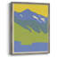Bright Glacial Lake I, reproduction encadrée - bois massif-800226369