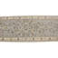 Tapis de couloir oriental Indo bleu clair et gris 2 pi 7 po x 8 pi Nain