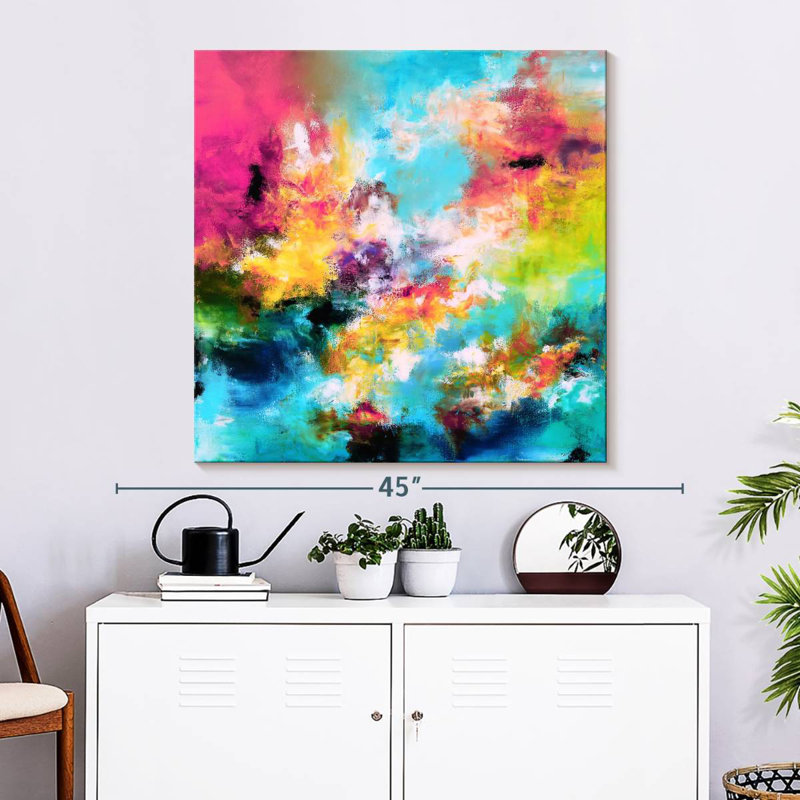Colorful Reflection, 33" H x 33" W