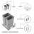 Dowell 18" Double Pullout Kitchen Trash Can with Soft-close Slides - Aluminum-100790298