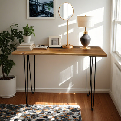 Lincolndale 42.5'' Solid Wood Top Console Table