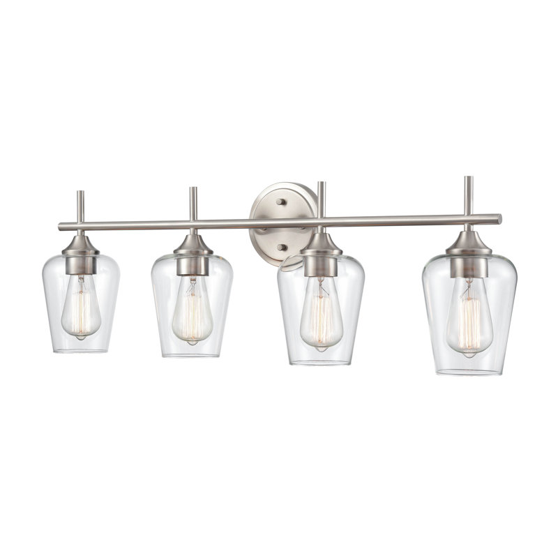 Éclairage de meuble-lavabo à intensité variable Whalley, 4, Nickel brossé