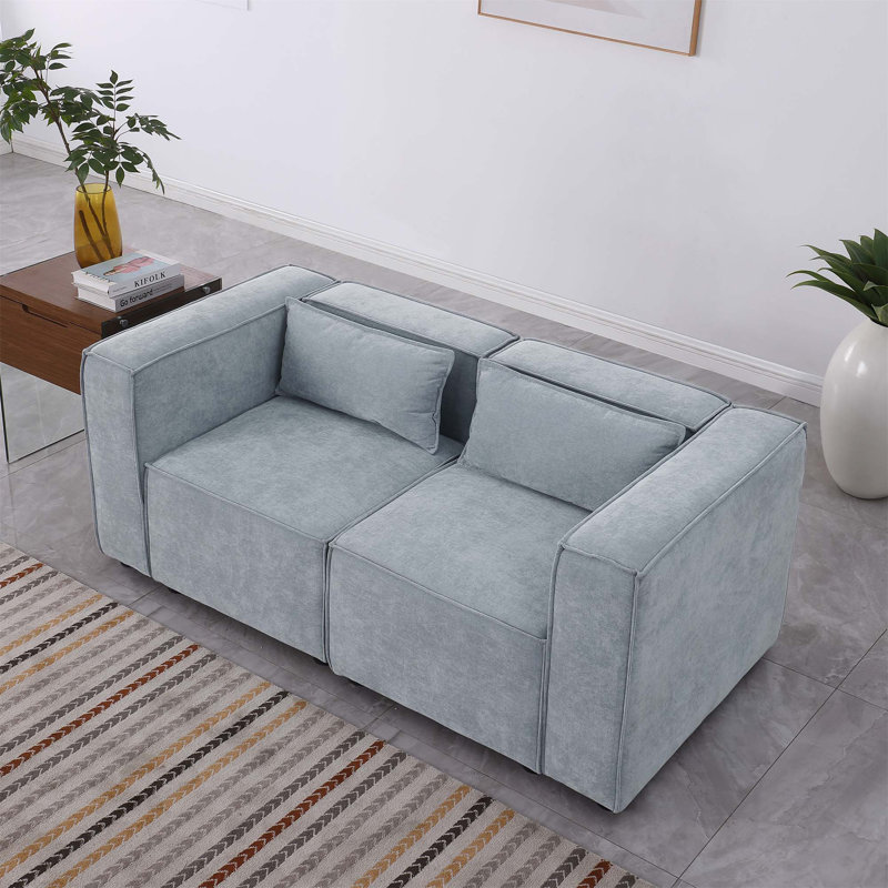 Tissu modulaire en chenille de Sofaish, simple et grand, le siège et le dossier sont très doux