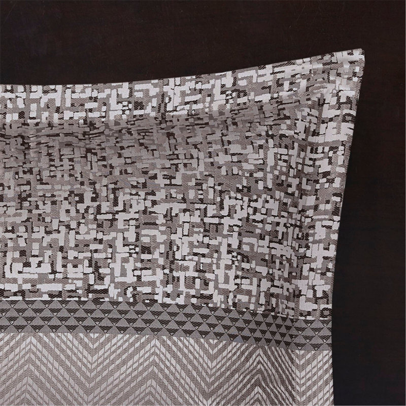 Ensemble d'édredon 7 pièces jacquard, Édredon de grande taille et 6 pièces supplément