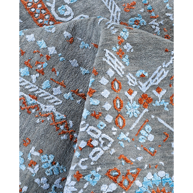 Overdyed One-of-a-Kind 8' 1" X 10' 1" Hand Knotted Area Rug