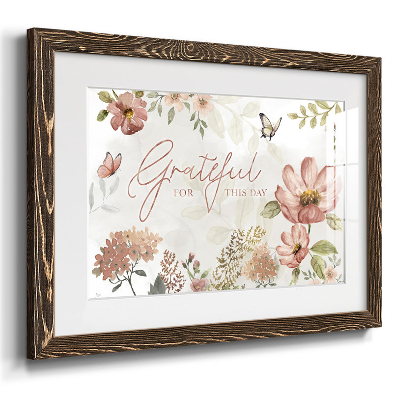 Summers Grateful, reproduction d'art sur papier, Noyer, H 14 po x l 20 po x P 1,5 po