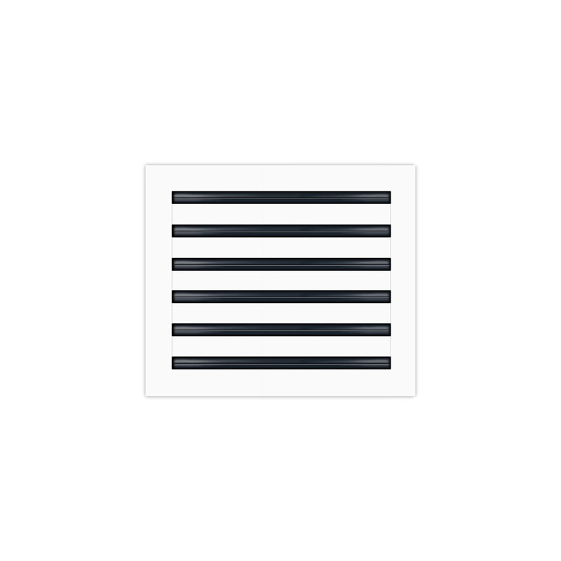 Buildmart - Couvercle de ventilation AC moderne 14 x 12 - Diffuseur à fente linéaire standard - Grille de registre / Taille: H 2 po x l 12 po x L 14 po