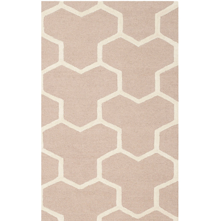 Ellicott Hand Tufted Wool Geometric Rug