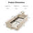Twin Size Upholstered Platform Bed With Cute Rabbit Ear Shaped Headboard, Safety Rail, And Convenient Storage Pocket, Boucle Fabric – Perfect For Kids' Bedroom-784315526-786033678
