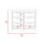 Commode double 6 tiroirs l 47,24 po-766581186