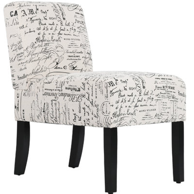 Chaise d'appoint rembourrée moderne Akori