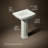 Archer 24" Rectangular Pedestal Bathroom Sink with Widespread Faucet Holes-3639118-6929154