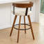 Tabourets de comptoir pivotants en cuir Modern-2105635186-2105635189