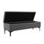 Banc de rangement rembourré 100% polyester Aquanette-734558942-734558940