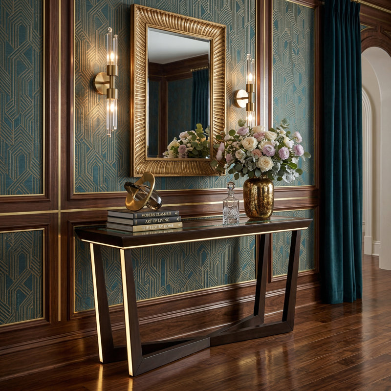 Belmont Place Console Table - Espresso