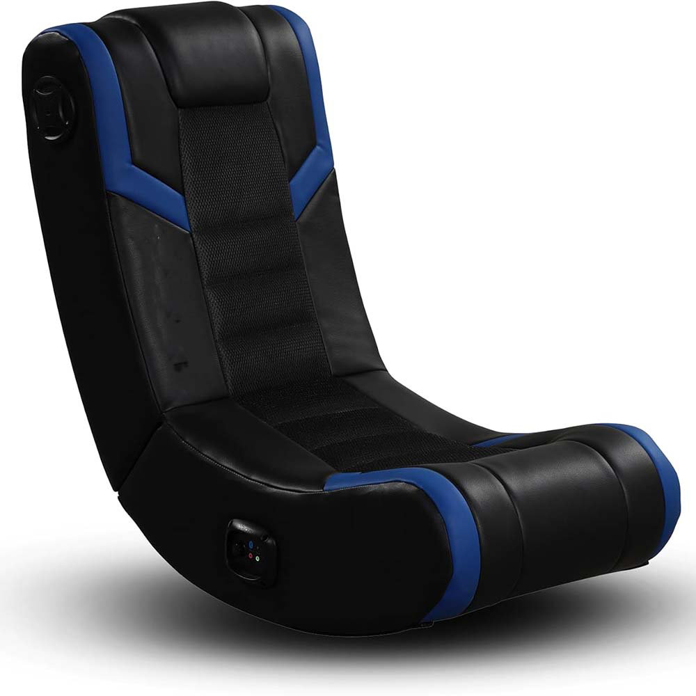 Brayden Studio X Rocker Video Gaming Floor Rocker Chair, Built-In Audio ...