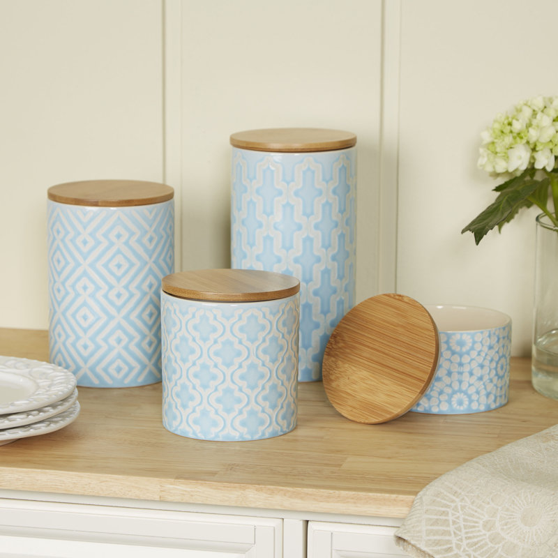 Stoneware Canister - Set of 4