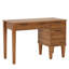 Rectangular Computer Desk With Wood Brown Engineered Wood Top And Wood Brown Base For Home Office