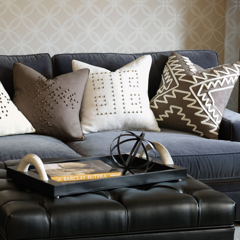 Maya Linen Square Pillow Cover & Insert