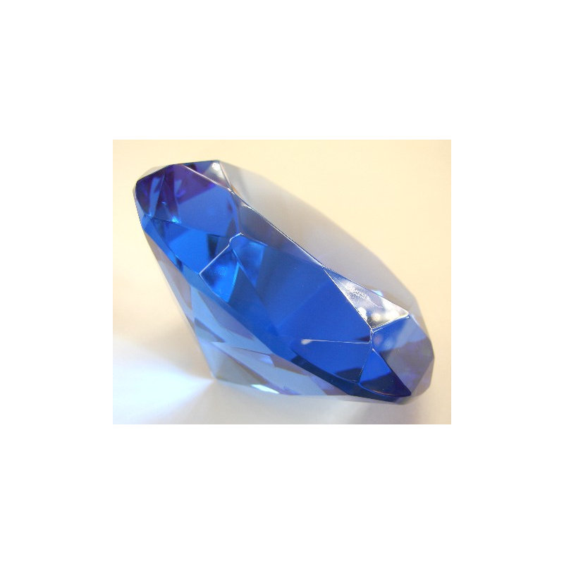 Glass Paper Weight, Blue