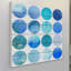 Pois bleus - impression sur bois-40082960