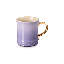 Le Creuset Stoneware Mug With Gold Metallic Handle Mug, 14 Oz., Provence-1766001950