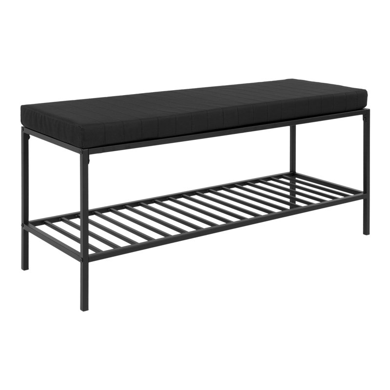 Gohil Upholstered Storage Bench, 48.5cm H x 100cm x 36cm D