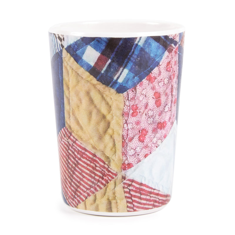 Ensemble de 4 gobelets en patchwork