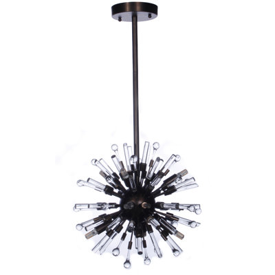 Luminaire suspendu spoutnik 6 lumières Laurel