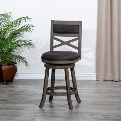 Crume Swivel Counter & Bar Stool
