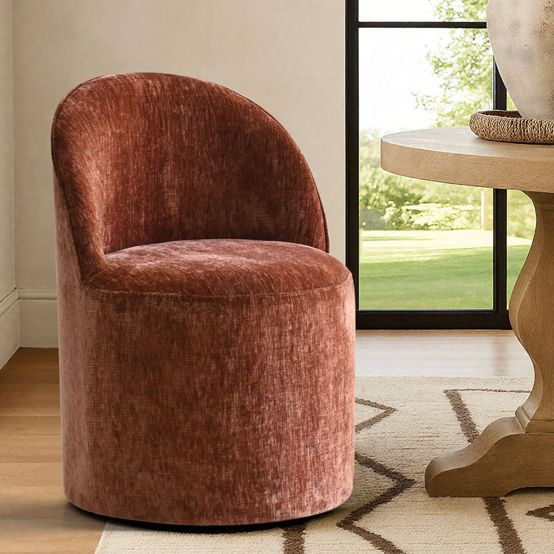 Chaise roulante rembourrée en chenille avec roulettes cachées, 1, Terra