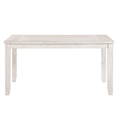 Spacieuse table de salle à manger pour 6 personnes de style moderne, placage et bois d'ingénierie, style moderne, 36 po x 60 po x 30,5 po, finition rectangulaire, places assises, taille