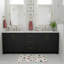 Abstract Area Rug in White-229882138