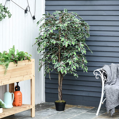 Charleston 160cm Faux Ficus Tree in Pot