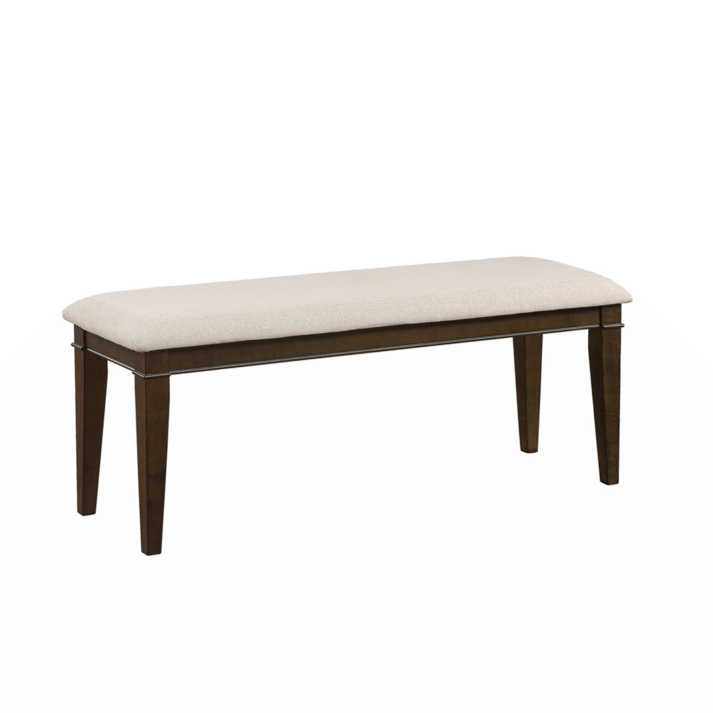 Corrigan Studio® Finish 48-Inch Bench 1Pc Fabric Upholstered Seat ...