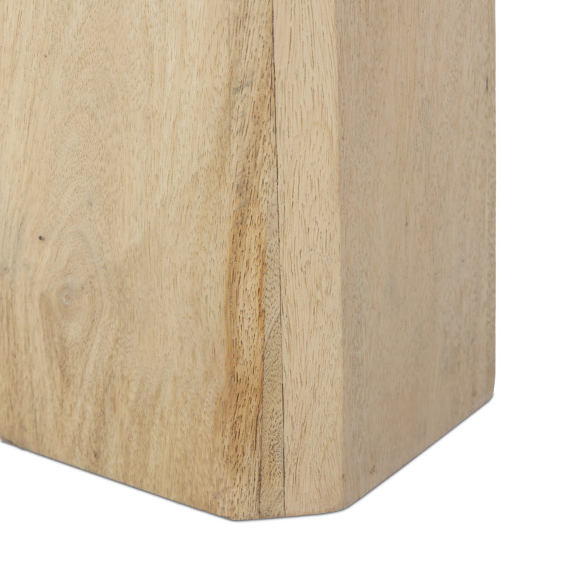 Rumi End Table-Light Natural Mango