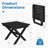 Kahn Rectangular HDPE Outdoor Folding Side Table-1459865146