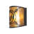 12" Wide Personalized Black Dog Lodge Wall Sconce