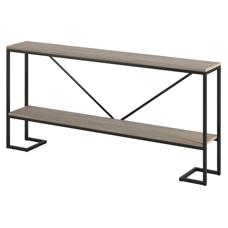 162.5cm Console Table, Grey Wash